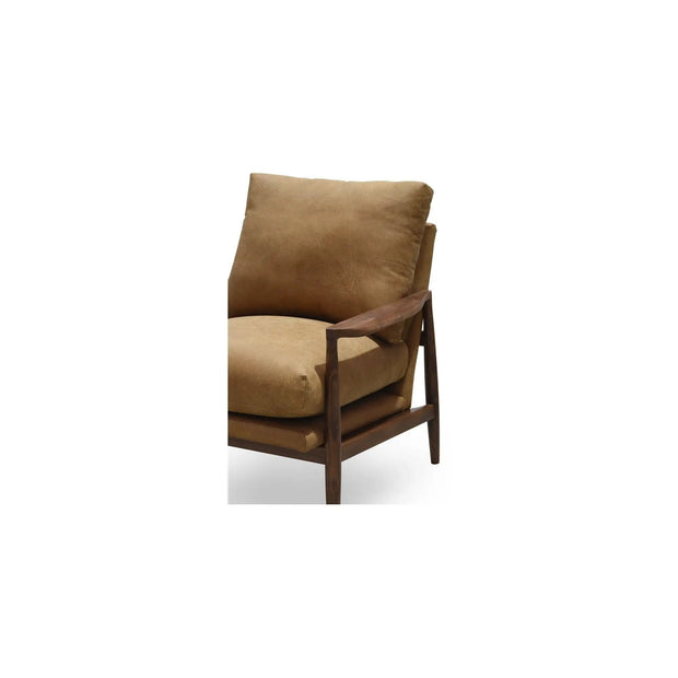 Moe's Home Collection Arturo Tan Leather Accent Chair