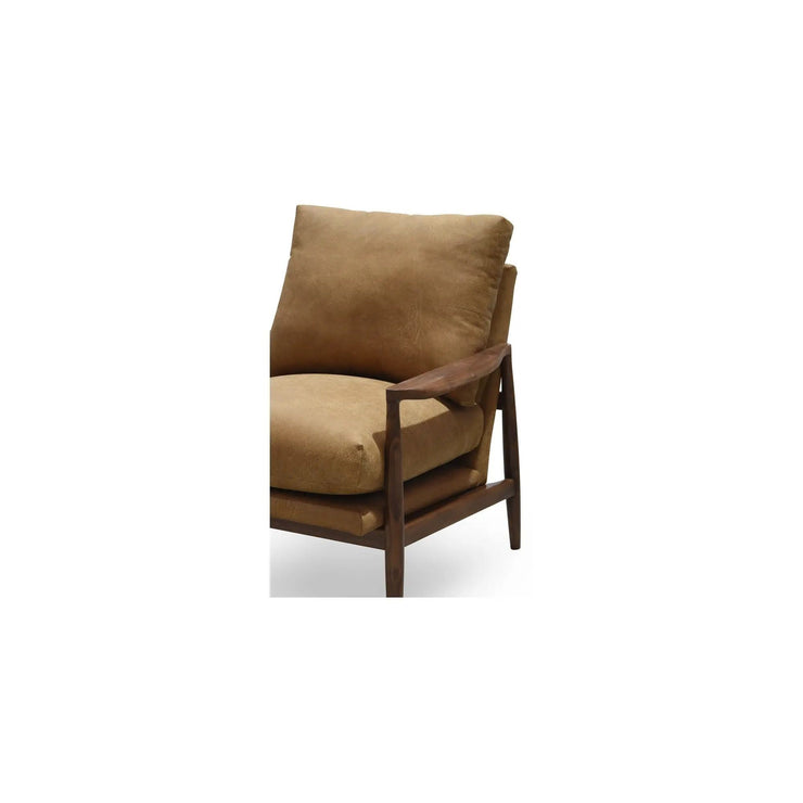 Moe's Home Collection Arturo Tan Leather Accent Chair