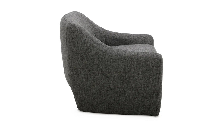 Moe's Home Collection Kenzie Shadowed Grey Accent Chair