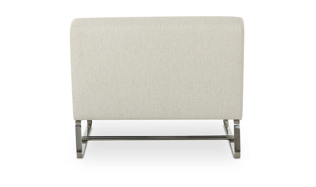 Moe's Home Collection Jules Flecked Beige Outdoor Accent Chair
