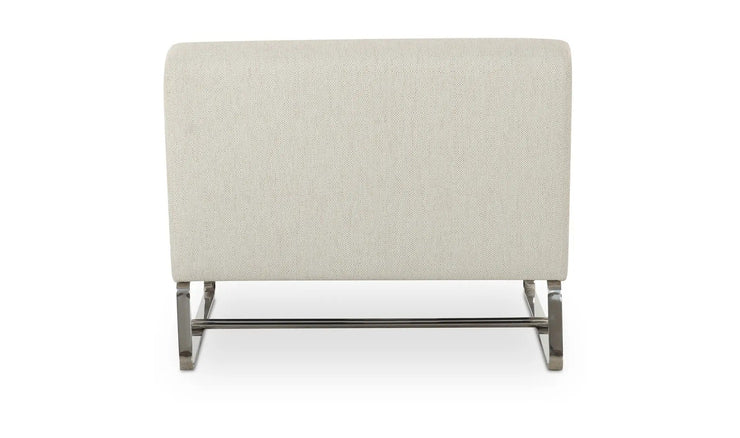 Moe's Home Collection Jules Flecked Beige Outdoor Accent Chair