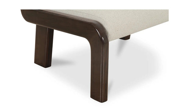 Moe's Home Collection Edie Flecked Ivory Accent Chair