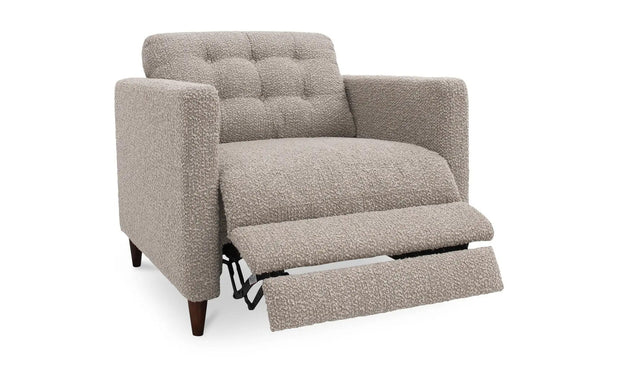 Moe's Home Collection Bridgers Warm Grey Power Recliner Chair