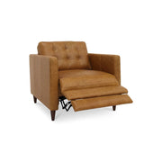 Moe's Home Collection Bridgers Tan Leather Power Recliner Chair