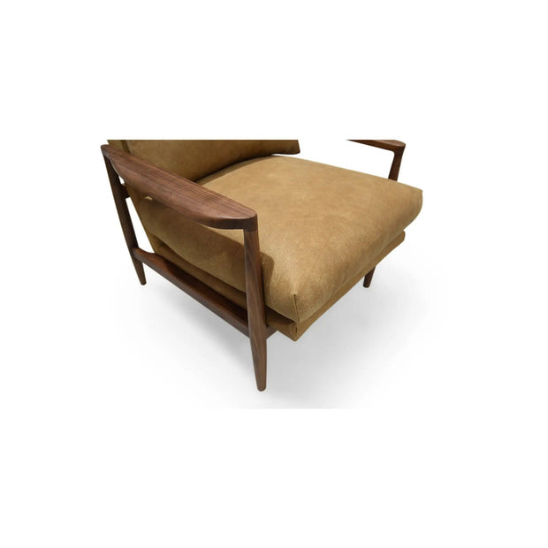 Moe's Home Collection Arturo Tan Leather Accent Chair