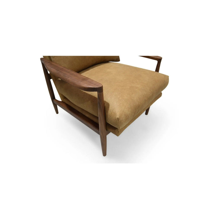 Moe's Home Collection Arturo Tan Leather Accent Chair
