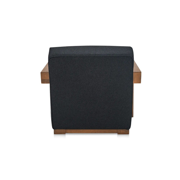 Moe's Home Collection Garnet Charcoal Lounge Chair