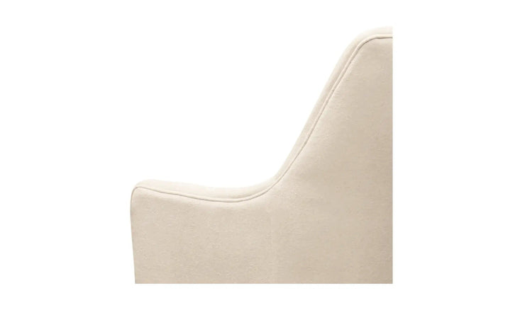 Moe's Home Collection Bowie White Swivel Chair