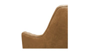 Moe's Home Collection Bowie Tan Leather Swivel Chair