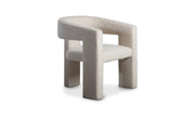 Moe's Home Collection Elo White Boucle Chair