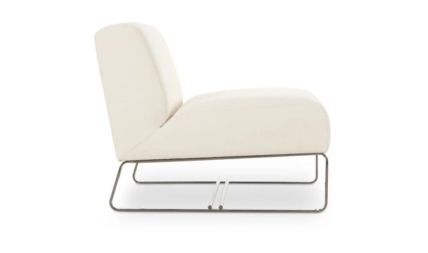 Moe's Home Collection Jules Off White Outdoor Accent Chair