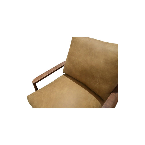 Moe's Home Collection Arturo Tan Leather Accent Chair