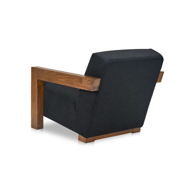 Moe's Home Collection Garnet Charcoal Lounge Chair