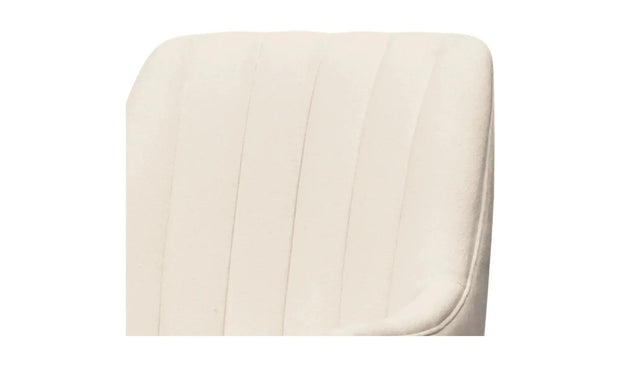 Moe's Home Collection Bowie White Swivel Chair