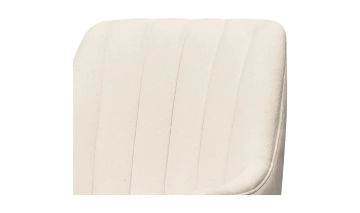 Moe's Home Collection Bowie White Swivel Chair