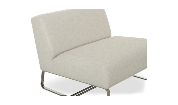 Moe's Home Collection Jules Flecked Beige Outdoor Accent Chair