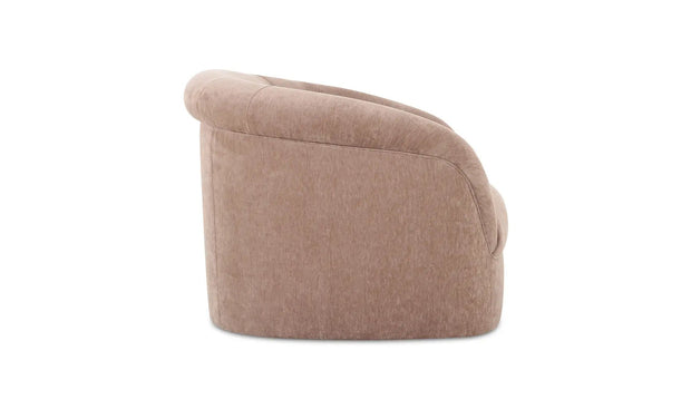 Moe's Home Collection Thora Blush Velvet Lounge Chair