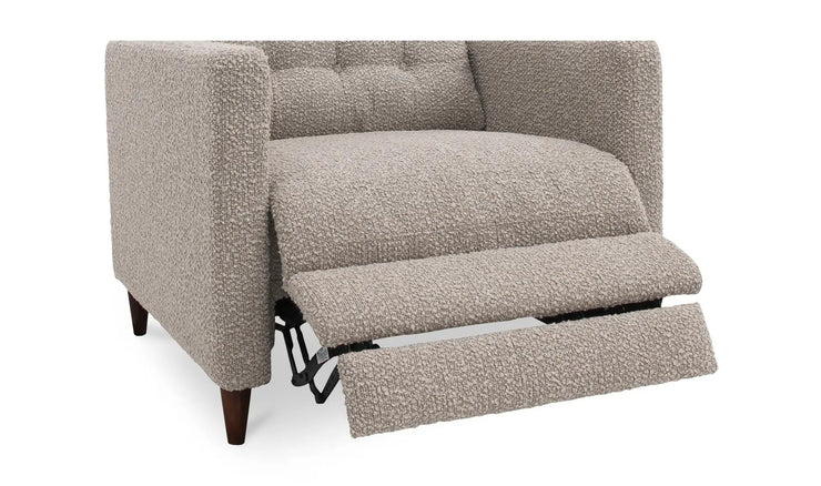 Moe's Home Collection Bridgers Warm Grey Power Recliner Chair