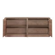 Moe's Home Collection Round Off Walnut Brown Sideboard