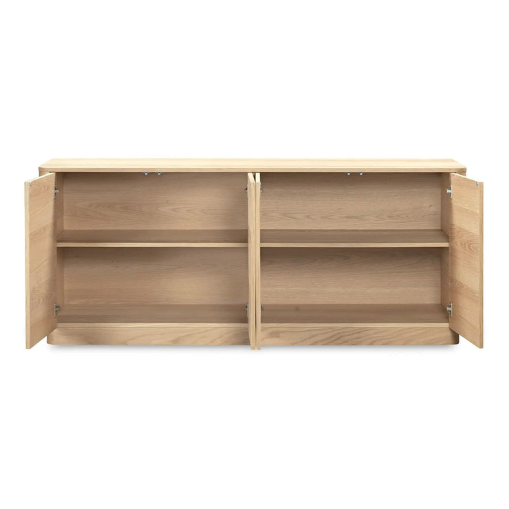 Moe's Home Collection Round Off Natural Oak Sideboard
