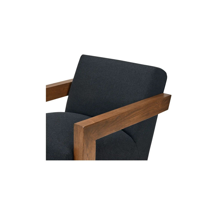Moe's Home Collection Garnet Charcoal Lounge Chair