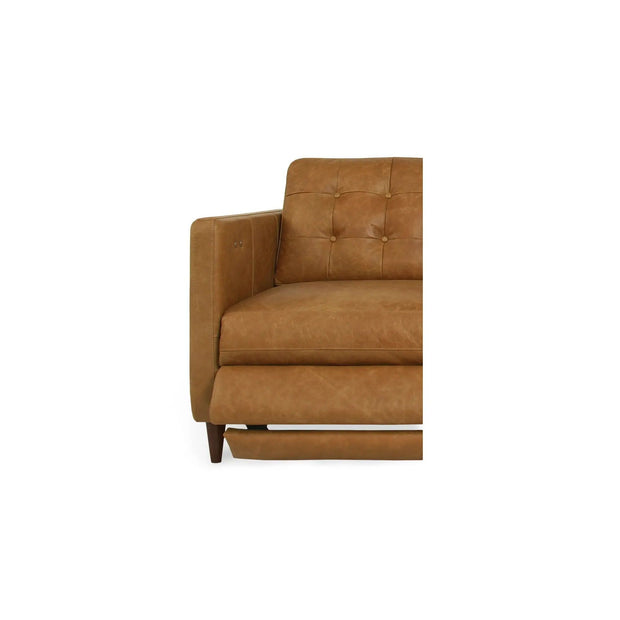 Moe's Home Collection Bridgers Tan Leather Power Recliner Chair