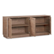 Moe's Home Collection Round Off Walnut Brown Sideboard