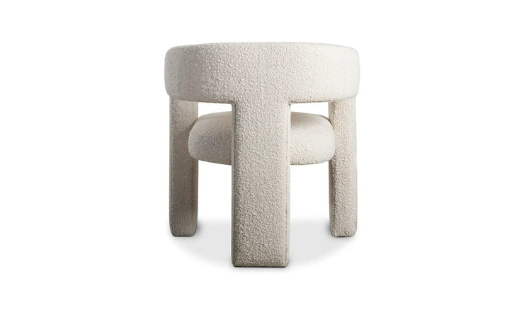 Moe's Home Collection Elo White Boucle Chair