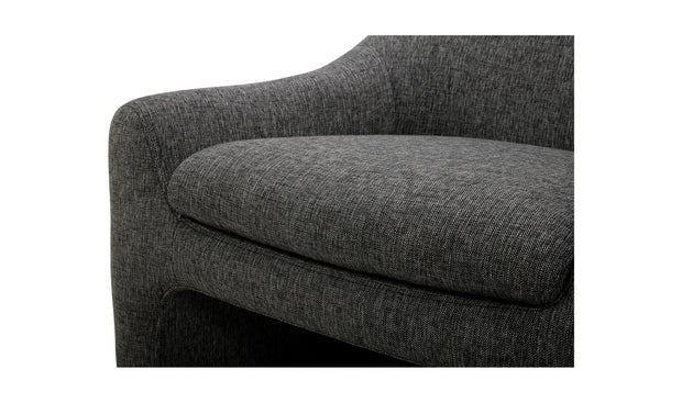 Moe's Home Collection Kenzie Shadowed Grey Accent Chair