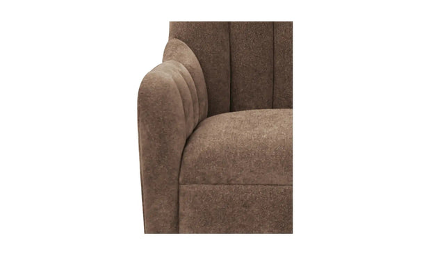 Moe's Home Collection Bowie Cool Brown Swivel Chair