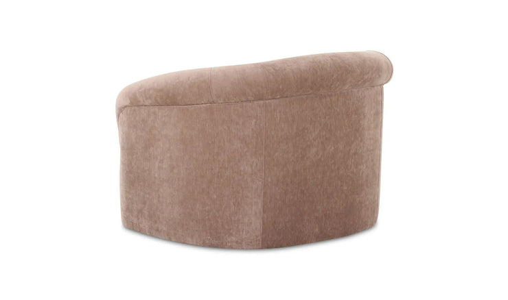 Moe's Home Collection Thora Blush Velvet Lounge Chair