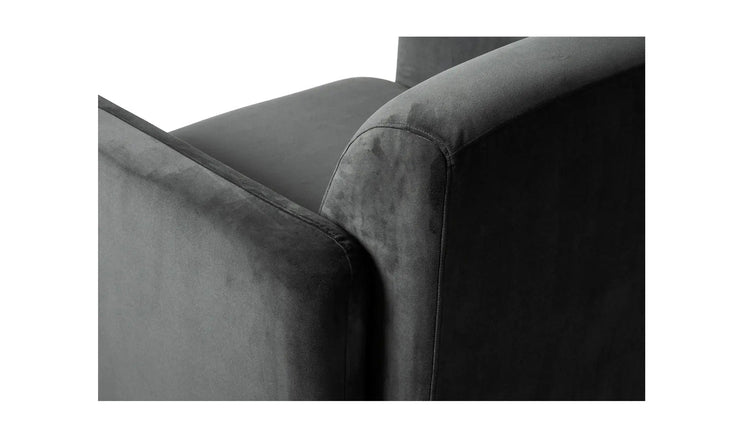 Moe's Home Collection Fallon Shadow Grey Accent Chair