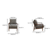 Moe's Home Collection Arturo Leather Accent Chair