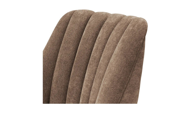Moe's Home Collection Bowie Cool Brown Swivel Chair