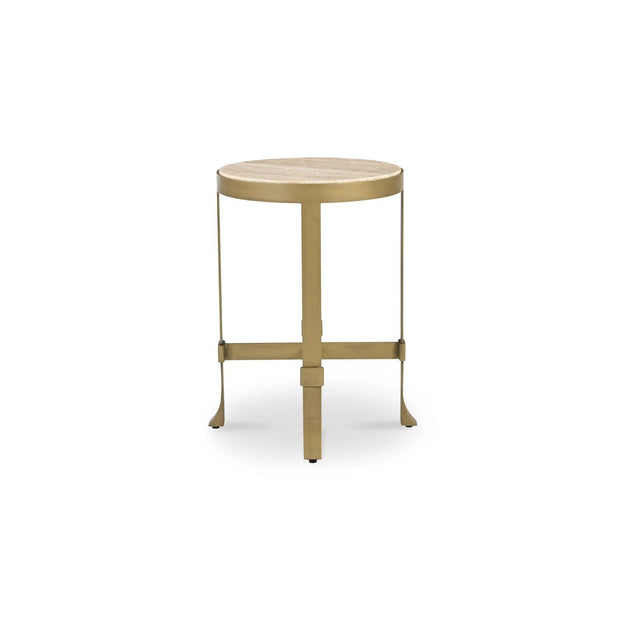 Moe's Home Collection Holli Travertine Side Table