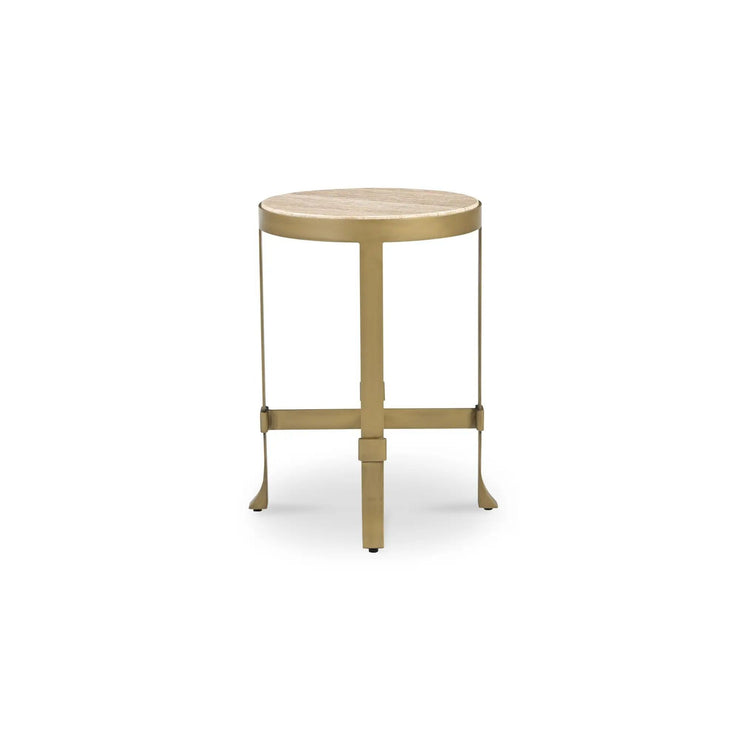 Moe's Home Collection Holli Travertine Side Table