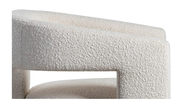 Moe's Home Collection Elo White Boucle Chair
