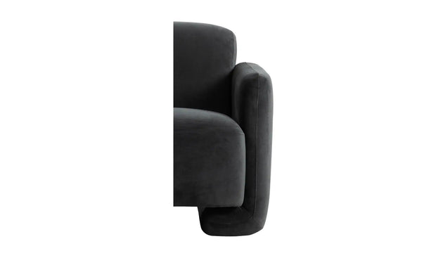 Moe's Home Collection Fallon Shadow Grey Accent Chair