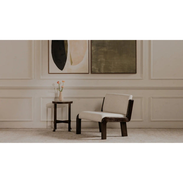 Moe's Home Collection Holli White Marble Side Table