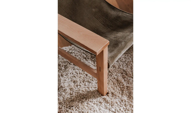 Moe's Home Collection Annex Cedar Green Lounge Chair