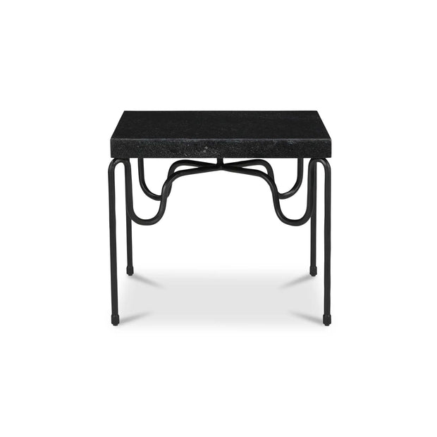 Moe's Home Collection Getty Black Granite Side Table