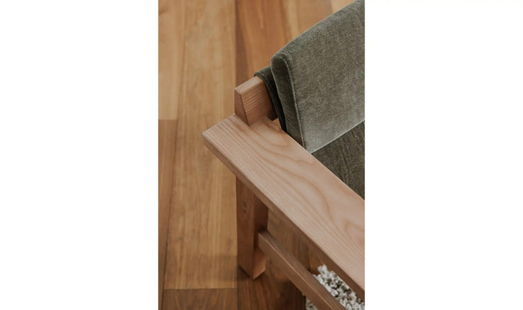 Moe's Home Collection Annex Cedar Green Lounge Chair