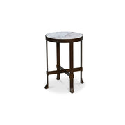Moe's Home Collection Holli White Marble Side Table