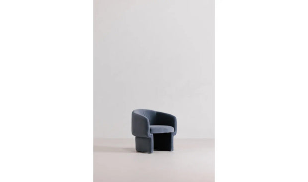 Moe's Home Collection Franco Dusted Blue Chair