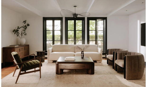 Moe's Home Collection Anderson Dark Ivy Tufted Armchair