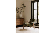 Moe's Home Collection Anderson Dark Ivy Tufted Armchair