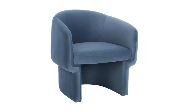 Moe's Home Collection Franco Dusted Blue Chair