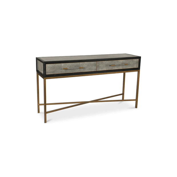 Moe’s Home Mako Grey Shagreen Console Table