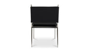 Moe's Home Collection Petra Black Leather Accent Chair