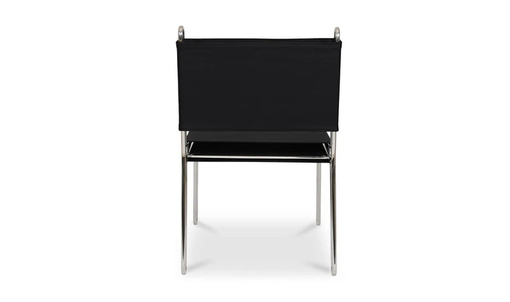 Moe's Home Collection Petra Black Leather Accent Chair